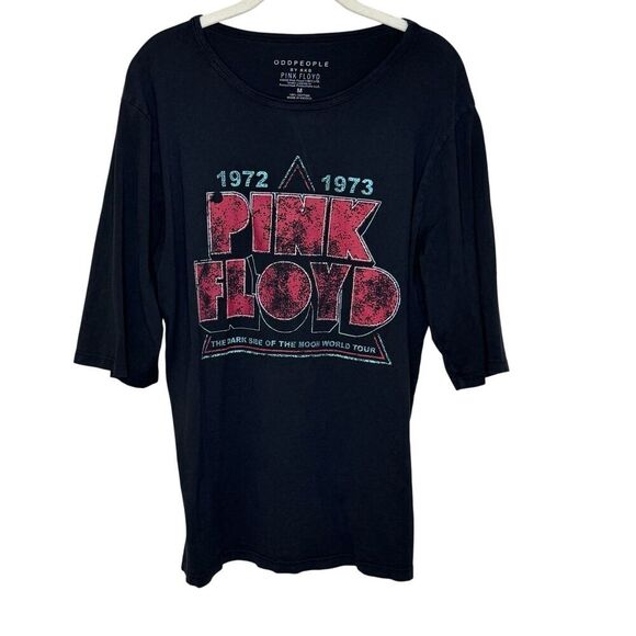 Recycled Karma Pink Floyd Shirt Medium Black Dark Side Moon Band 1972 1973 Tee - Picture 2 of 6